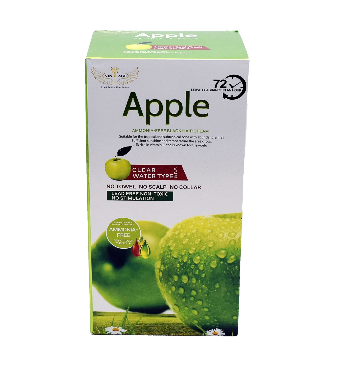 Original Imported Apple Ammonia-Free Hair Color – Organic & Natural