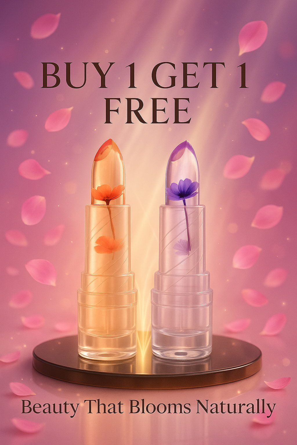 Flower jelly lipstick (Buy 1 Get One Free)