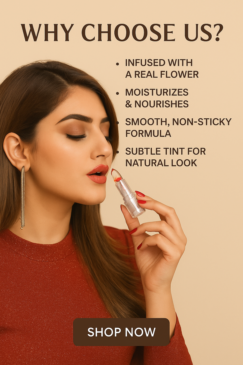 Flower jelly lipstick (Buy 1 Get One Free)