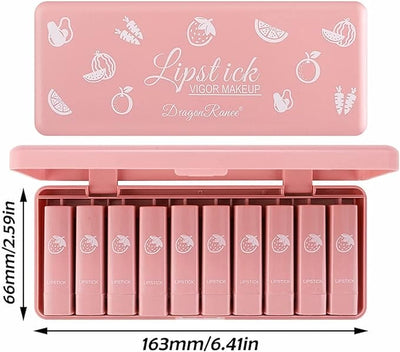 Dragon Ranee Pack Of 10 Lipstick Set