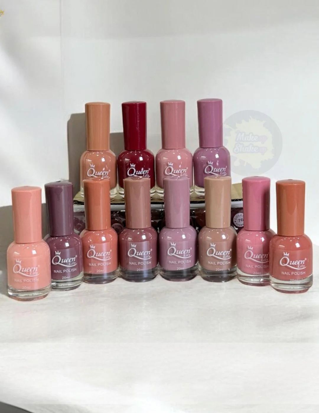 Queen Nail Paint Pack – 12 Colors