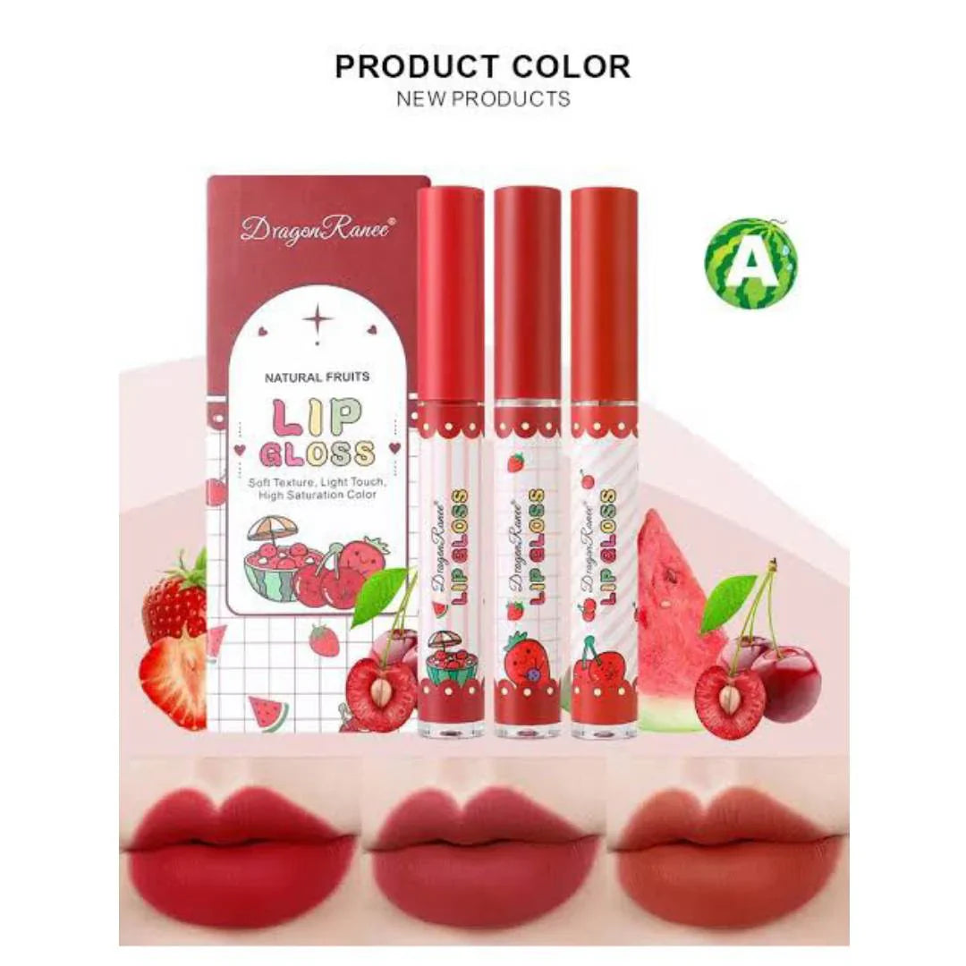 Dragon Ranee Fruit Lip Gloss Moisturizing Matte Lipstick In Stock