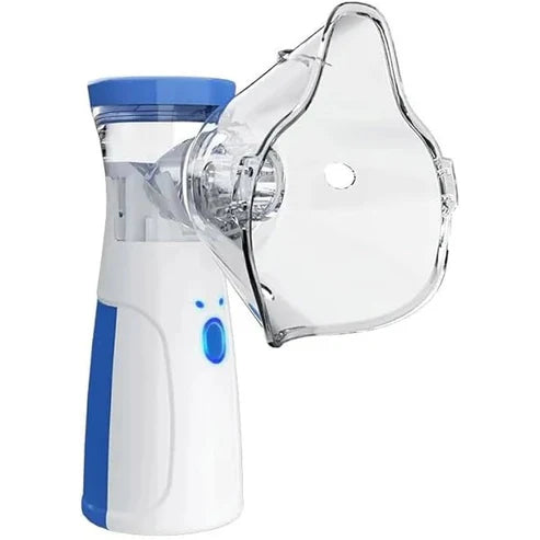 Mini Portable Mesh Nebulizer Machine for Kids & Adults | Handheld Inhaler for Home & Travel
