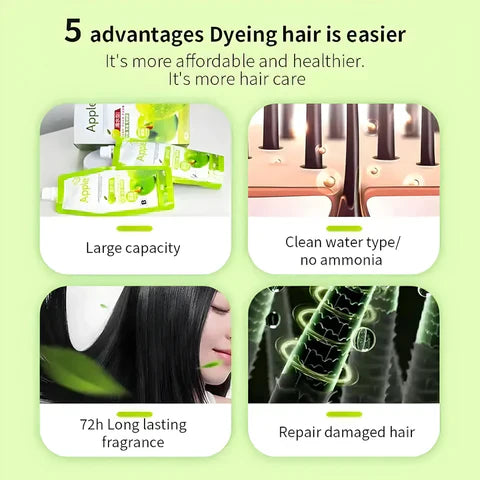 Original Imported Apple Ammonia-Free Hair Color – Organic & Natural